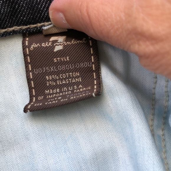 7 For All Mankind 7FAM Long Bootcut 28 - Picture 8 of 10